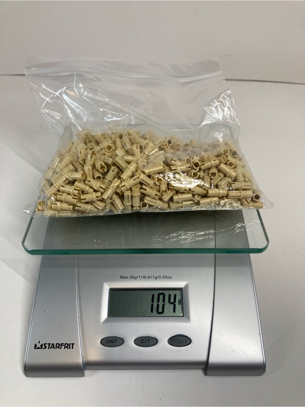 LEGO Bulk Tan Technic Axle Pin 100g Parts